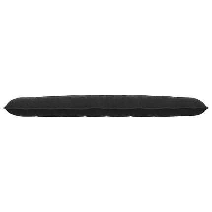 Rygpude Sort 200 x 50 cm Velourstof