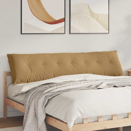 Rygpude Brun 200 x 50 cm Velourstof
