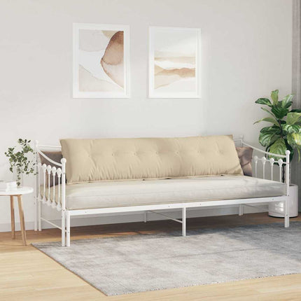 Rygpude Creme 200 x 50 cm Mikrofiberstof