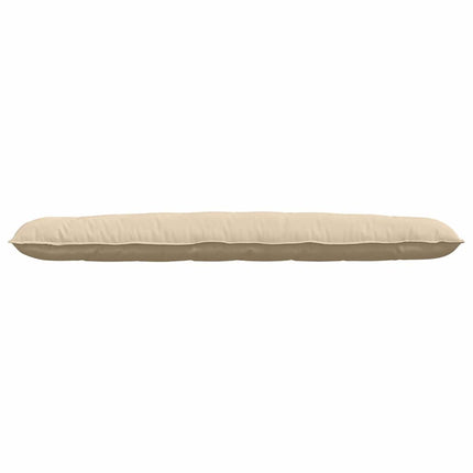 Rygpude Creme 200 x 50 cm Mikrofiberstof