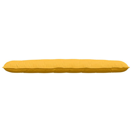 Rygpude Lys Gul 200 x 50 cm Velourstof