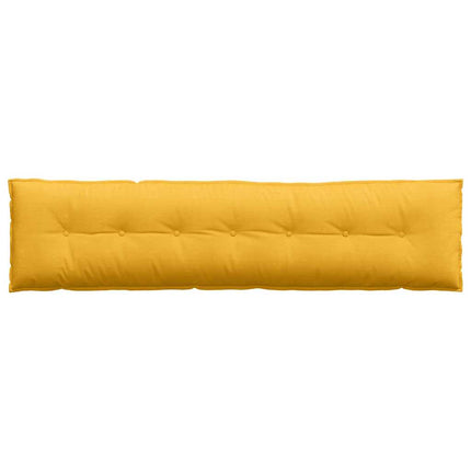 Rygpude Lys Gul 200 x 50 cm Velourstof