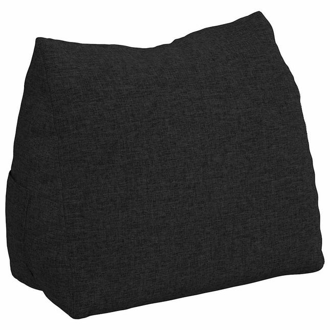 Rygpude Sort 45 x 20 x 35 cm Stof