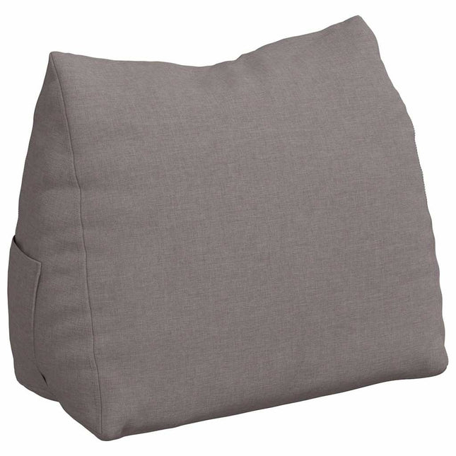 Rygpude Gråbrun 45 x 20 x 35 cm Stof