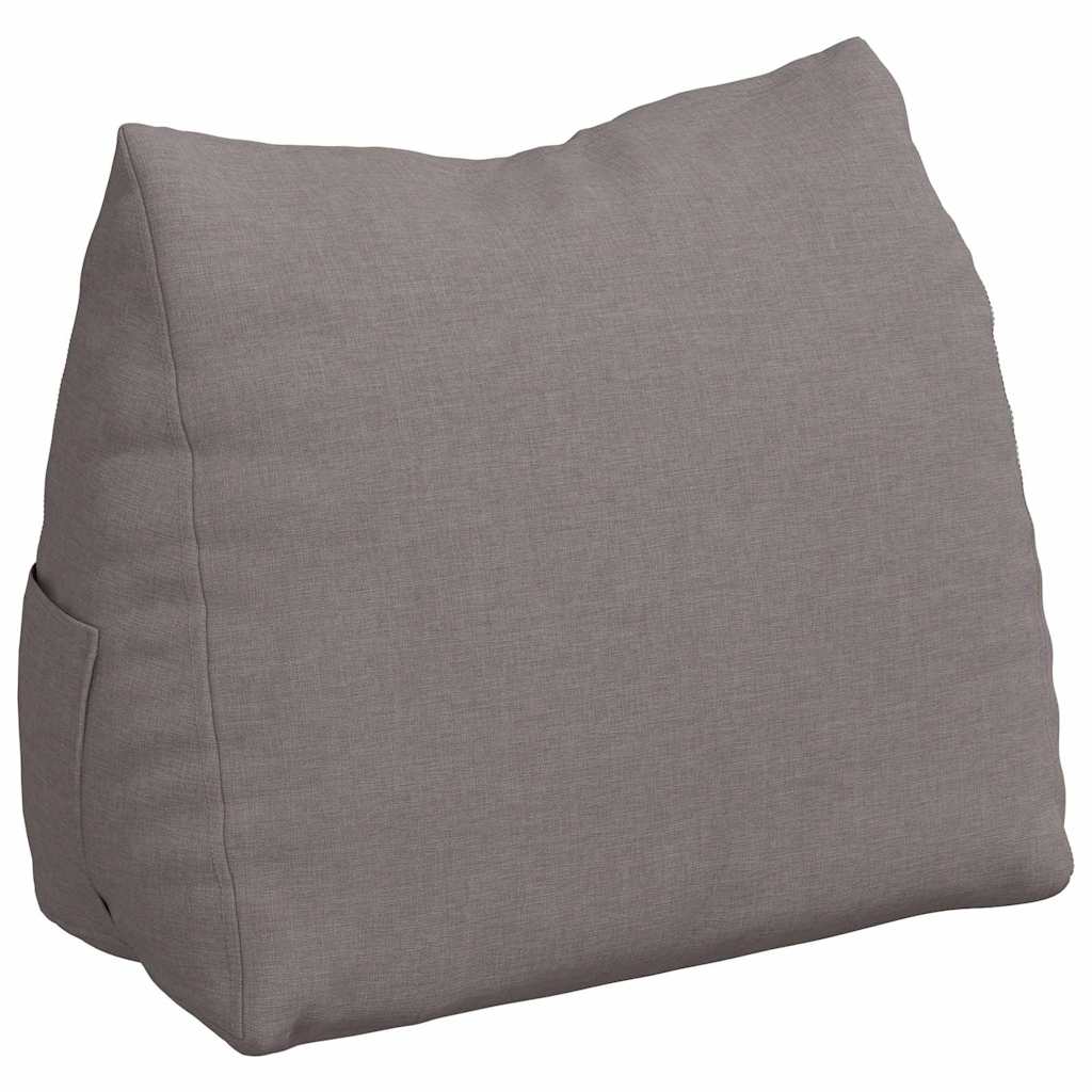 Rygpude Gråbrun 45 x 20 x 35 cm Stof