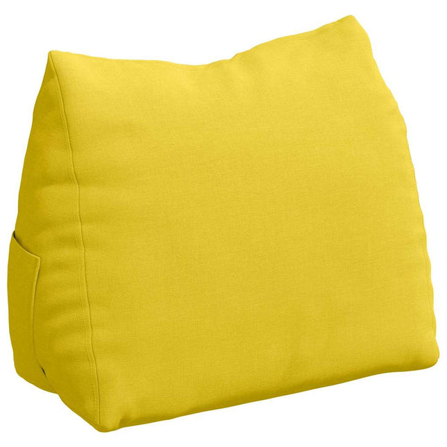 Rygpude Lys Gul 45 x 20 x 35 cm Stof