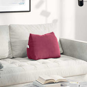 Rygpude Vinrød 45 x 20 x 35 cm Velourstof
