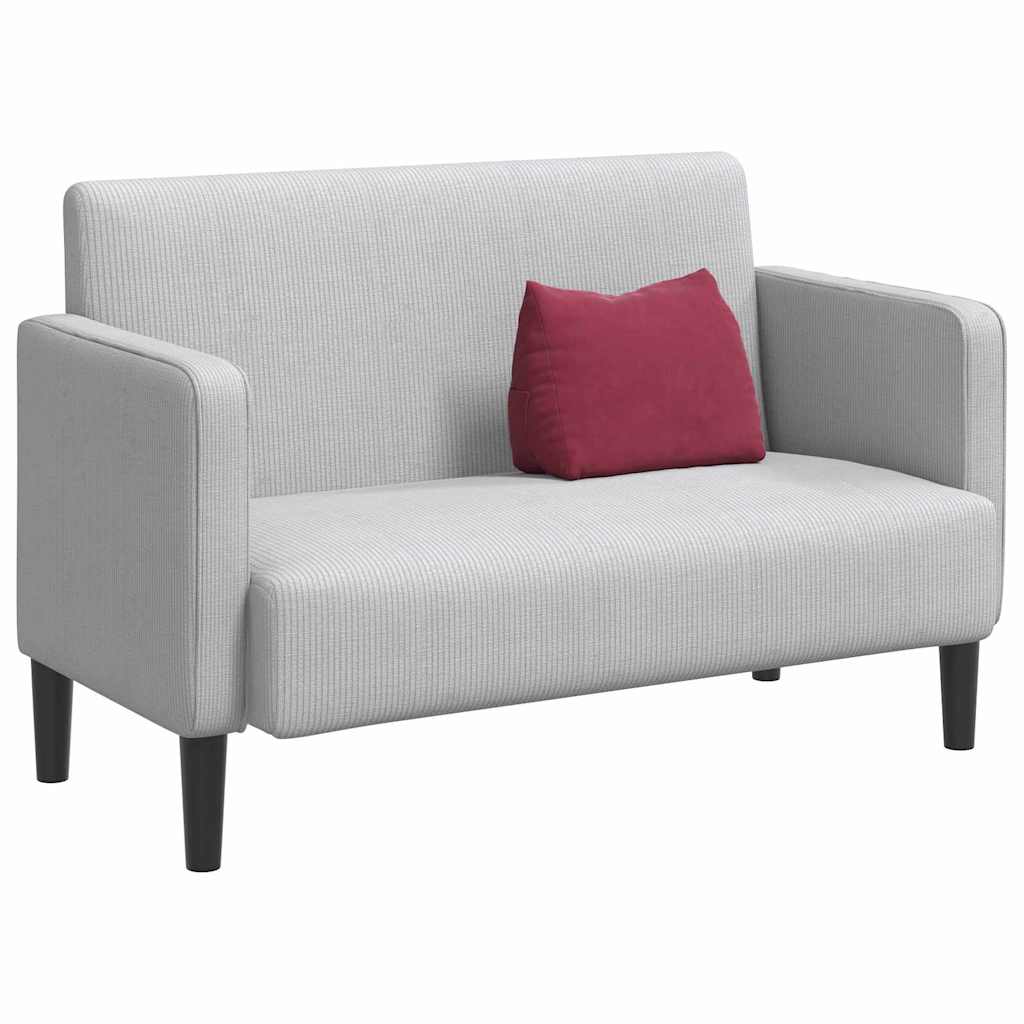 Rygpude Vinrød 45 x 20 x 35 cm Velourstof