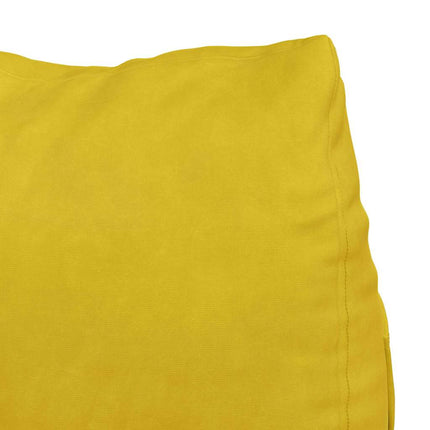 Rygpude Gul 45 x 20 x 35 cm Velourstof