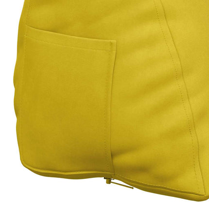 Rygpude Gul 45 x 20 x 35 cm Velourstof