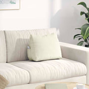 Rygpude Creme 45 x 20 x 35 cm Velourstof