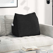 Rygpude Sort 60 x 20 x 50 cm Stof