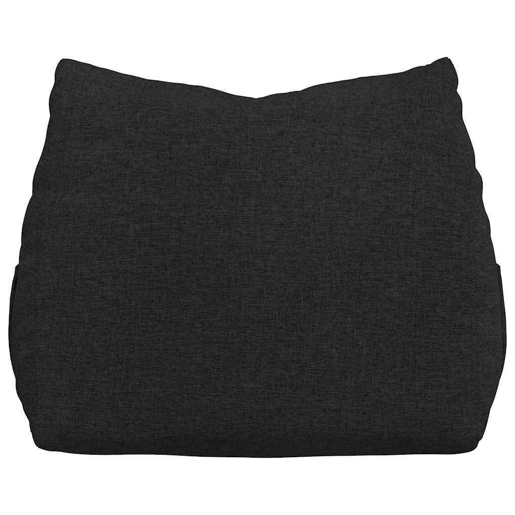 Rygpude Sort 60 x 20 x 50 cm Stof