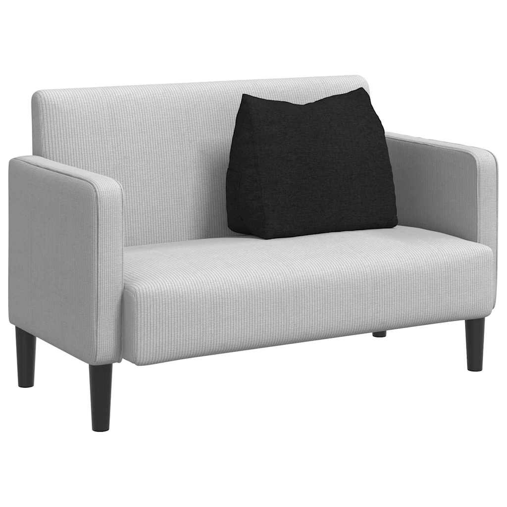 Rygpude Sort 60 x 20 x 50 cm Stof