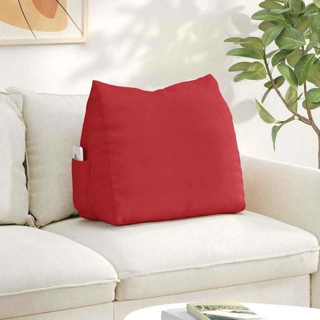 Rygpude Rød 60 x 20 x 50 cm Stof