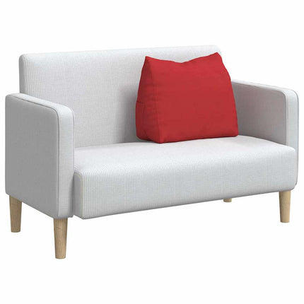 Rygpude Rød 60 x 20 x 50 cm Stof