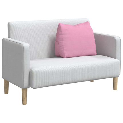 Rygpude Lyserød 60 x 20 x 50 cm Stof