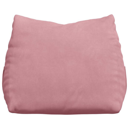 Rygpude Lyserød 60 x 20 x 50 cm Velourstof
