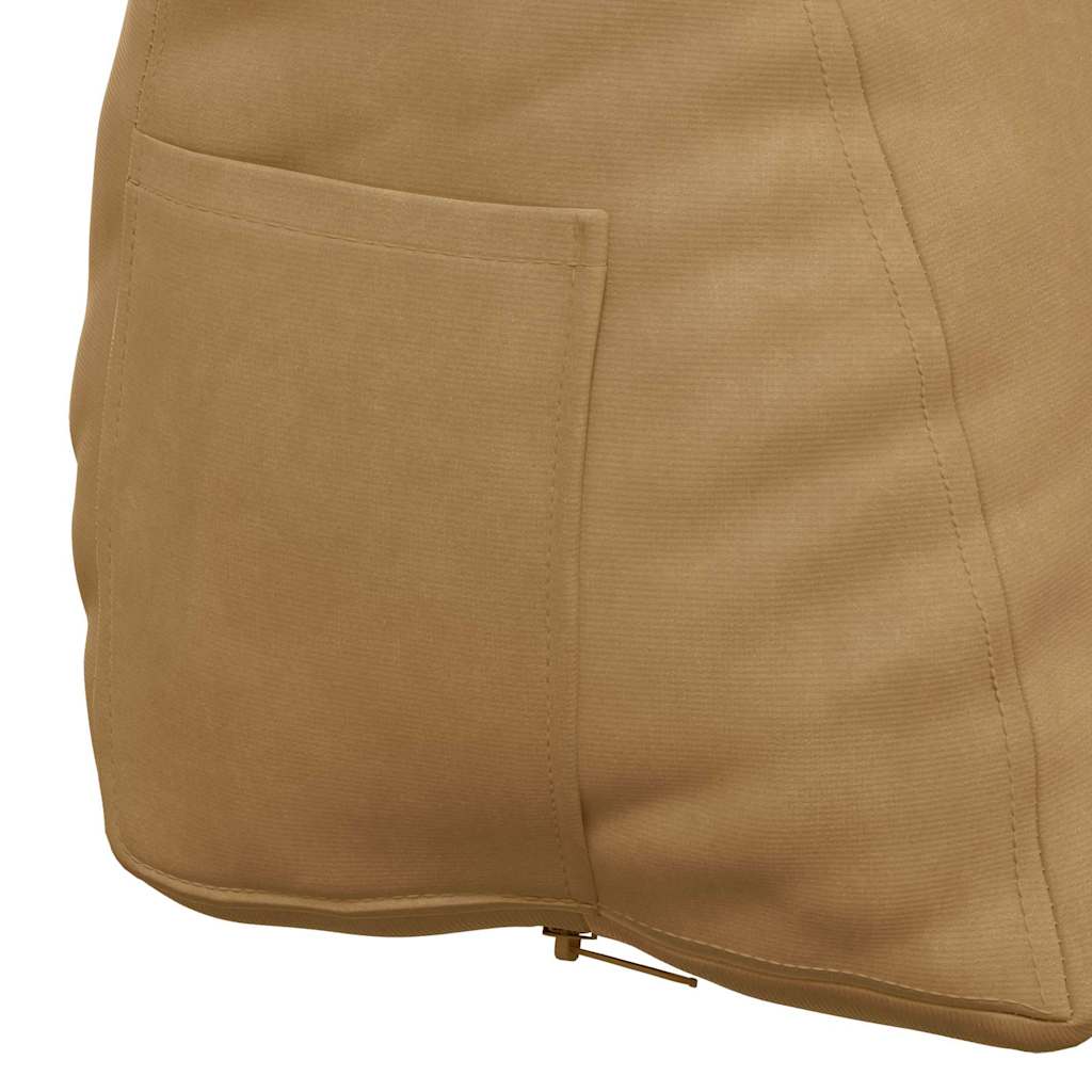 Rygpude Brun 60 x 20 x 50 cm Velourstof