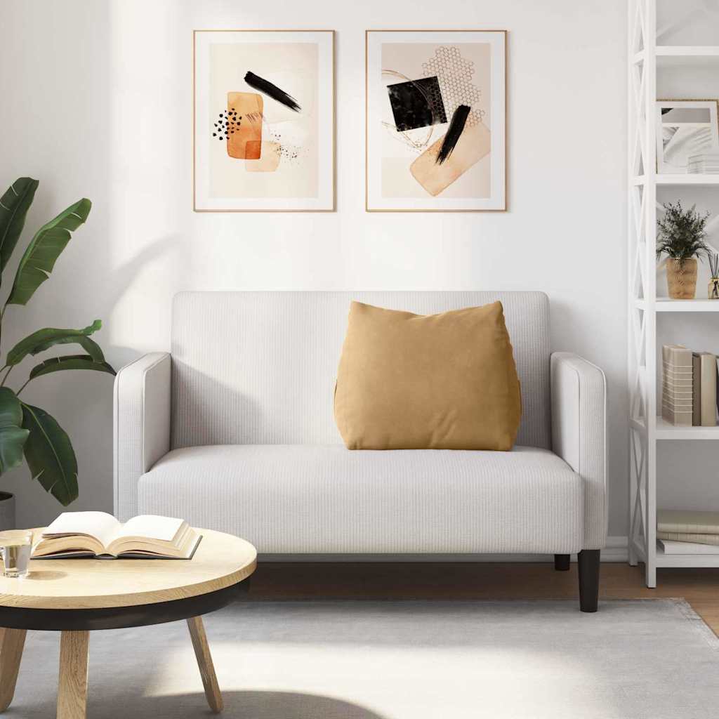 Rygpude Brun 60 x 20 x 50 cm Velourstof