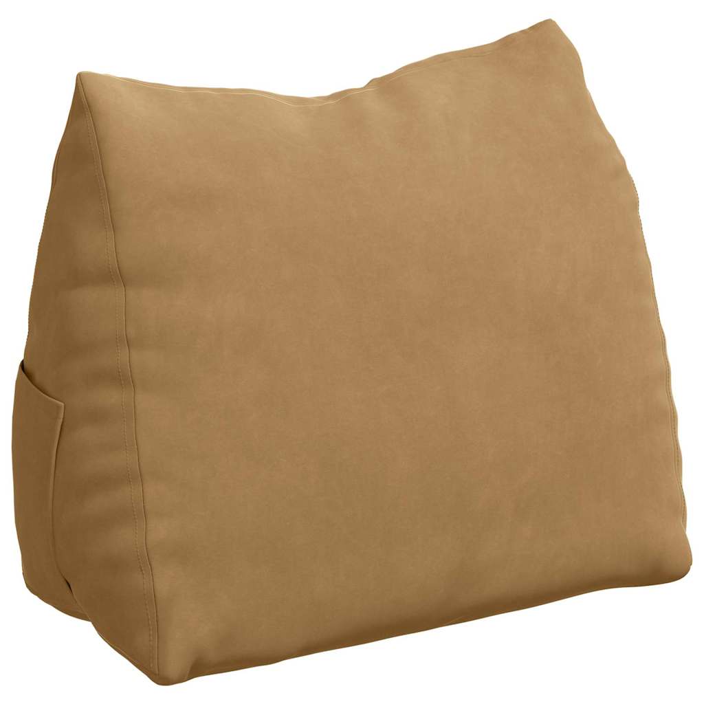 Rygpude Brun 60 x 20 x 50 cm Velourstof