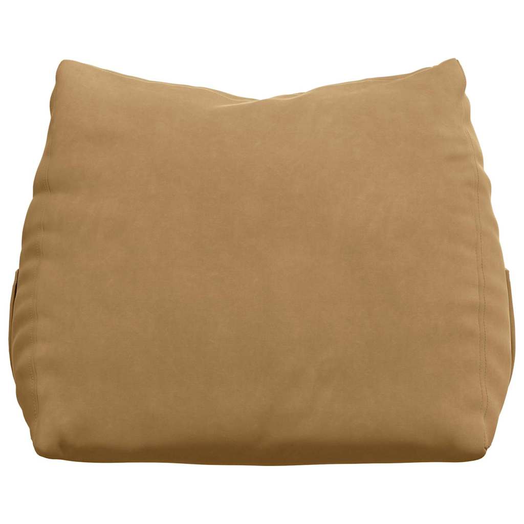 Rygpude Brun 60 x 20 x 50 cm Velourstof