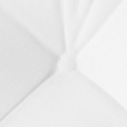 Sædepuder 4 stk. Stof Hvid 40 x 40 x 12 cm