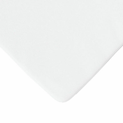 Sædepuder 4 pcs Hvid 40 x 40 x 3 cm Stof