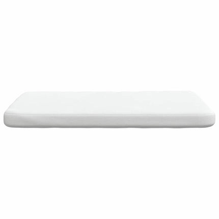 Sædepuder 4 pcs Hvid 40 x 40 x 3 cm Stof