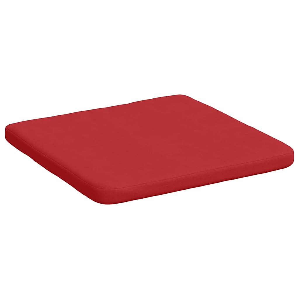 Sædepuder 4 pcs Rød 40 x 40 x 3 cm Stof