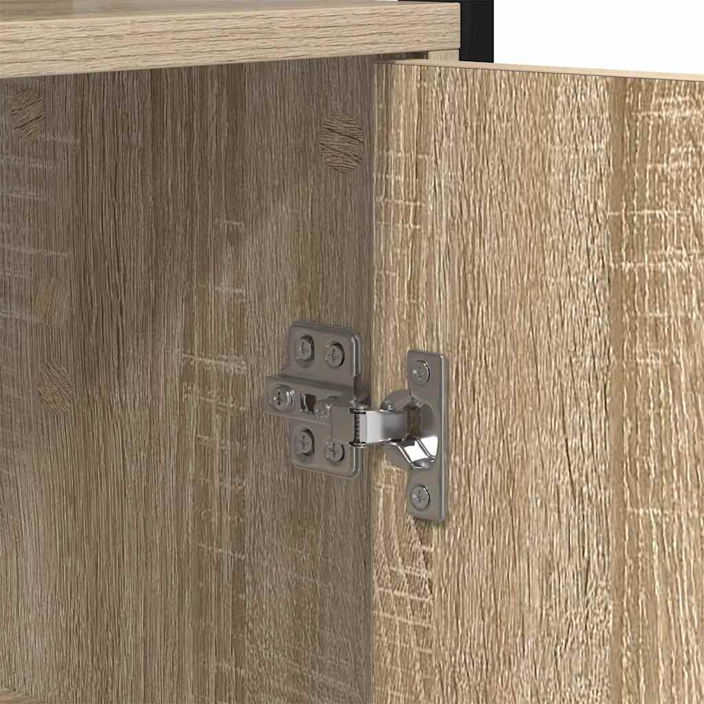 Bogskab Sonoma eg 60 x 24 x 161 cm Konstrueret træ