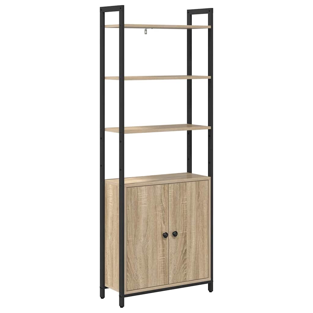 Bogskab Sonoma eg 60 x 24 x 161 cm Konstrueret træ