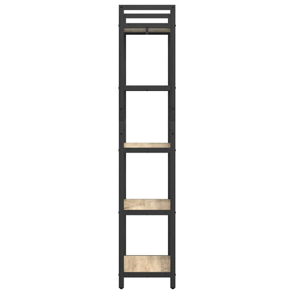 Bogreol 5 niveauer 56 x 34 x 171 cm Konstrueret træ Sonoma eg