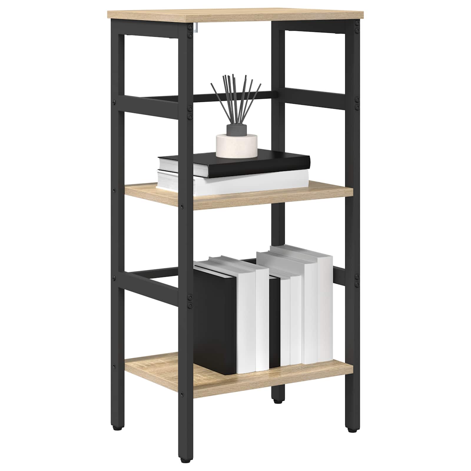 Bogreol Sonoma eg 40 x 29,5 x 81 cm Konstrueret træ billede