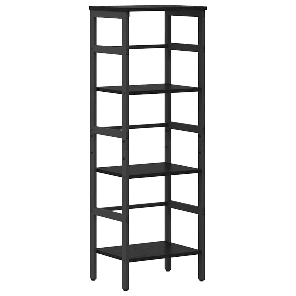 Bogreol Sort eg 40 x 29,5 x 115 cm Konstrueret træ