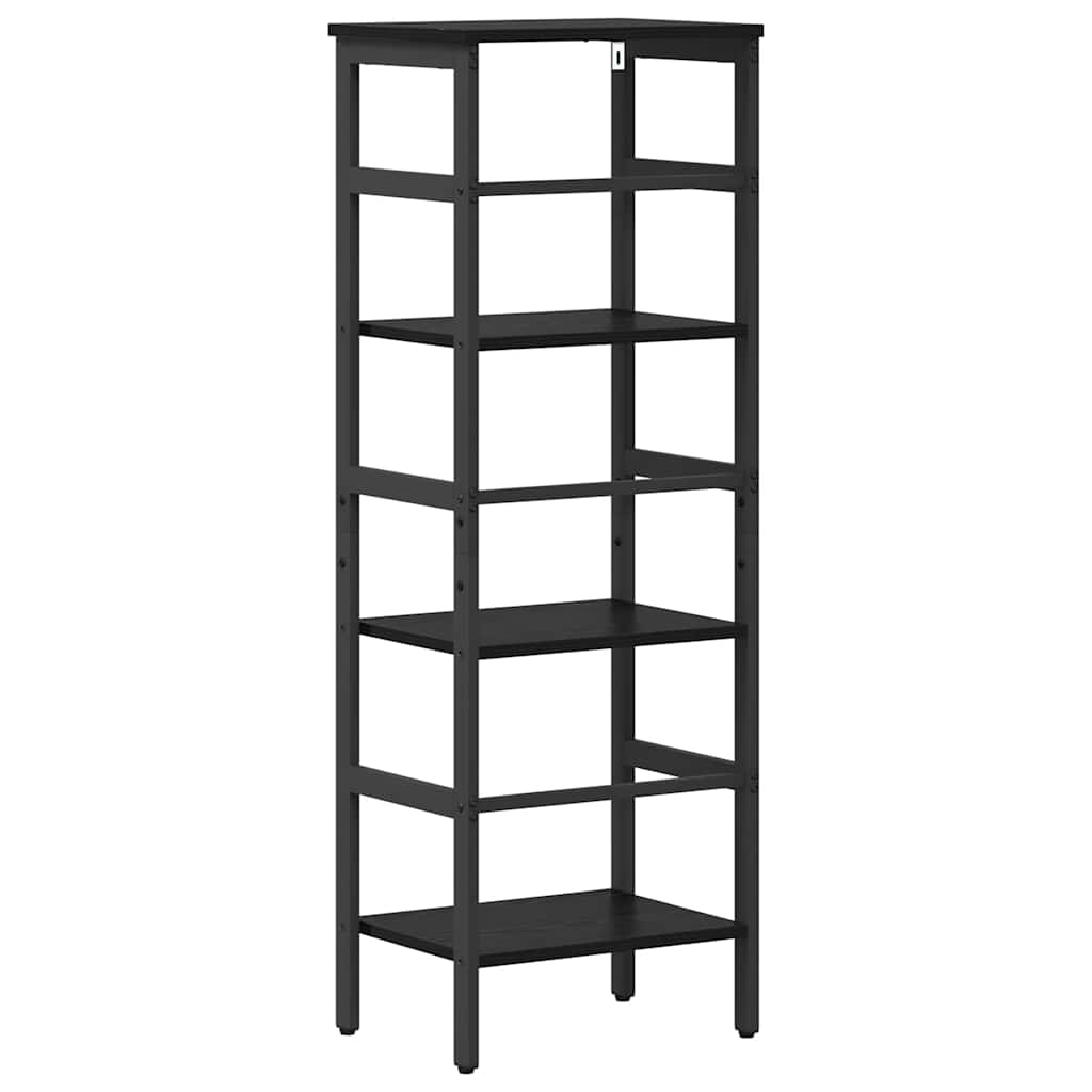 Bogreol Sort eg 40 x 29,5 x 115 cm Konstrueret træ
