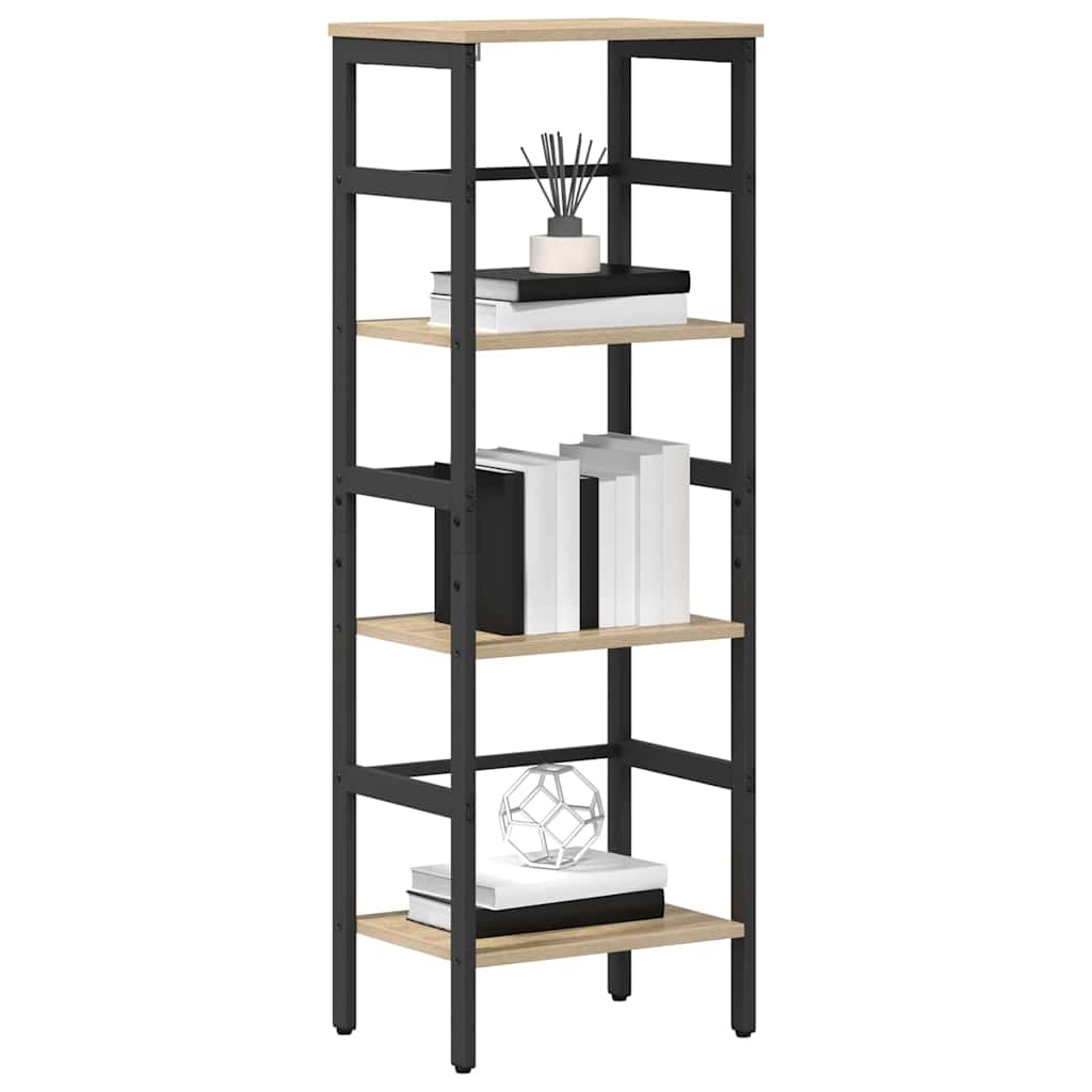 Bogreol Sonoma eg 40 x 29,5 x 115 cm Konstrueret træ billede