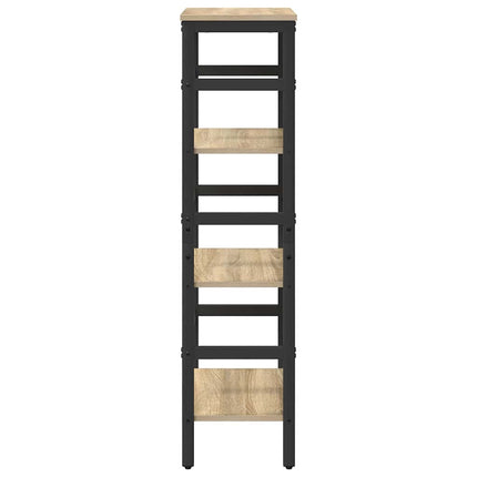 Bogreol 3 niveauer 40 x 29,5 x 115 cm Konstrueret træ Sonoma eg