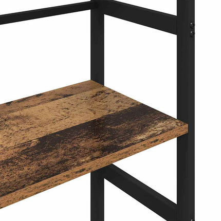 Bogreol 3 niveauer 40 x 29,5 x 115 cm Konstrueret træ