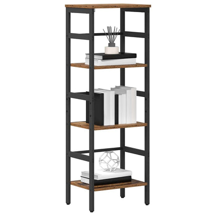 Bogreol 3 niveauer 40 x 29,5 x 115 cm Konstrueret træ