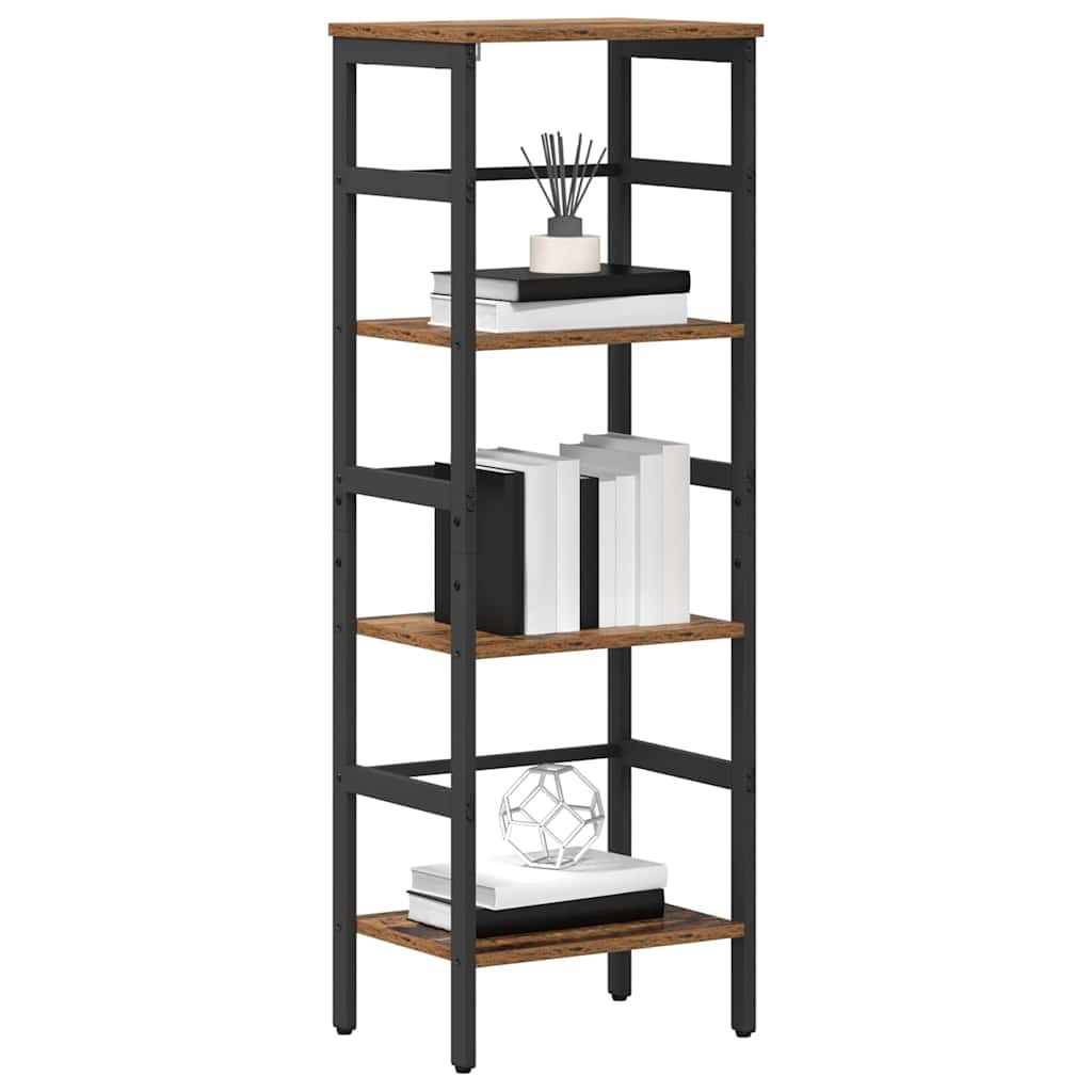 Bogreol Gammelt træ 40 x 29,5 x 115 cm Konstrueret træ billede