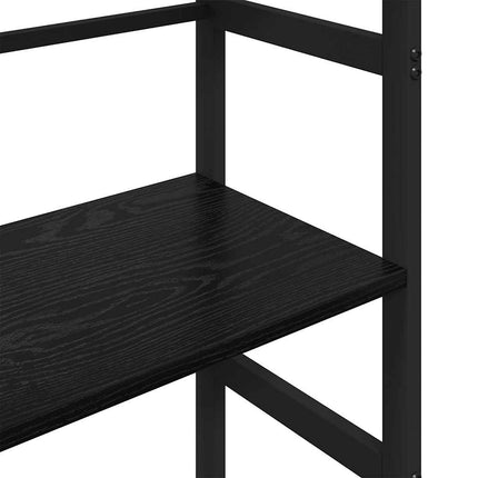 Bogreol Sort eg 40 x 29,5 x 149 cm Konstrueret træ