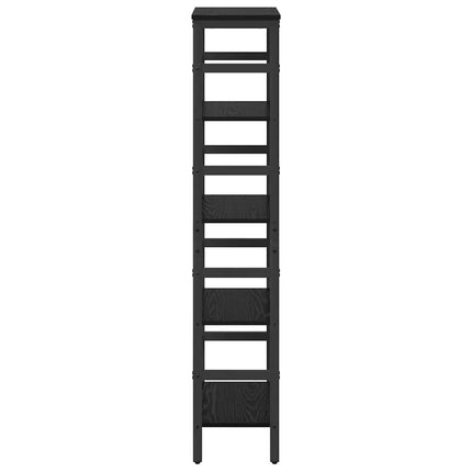 Bogreol Sort eg 40 x 29,5 x 149 cm Konstrueret træ