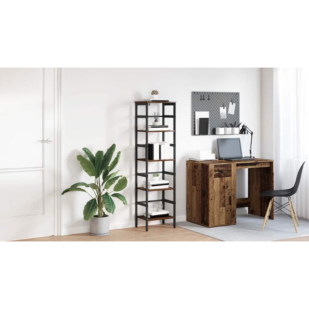 Bogreol Gammelt træ 40 x 29,5 x 149 cm Konstrueret træ