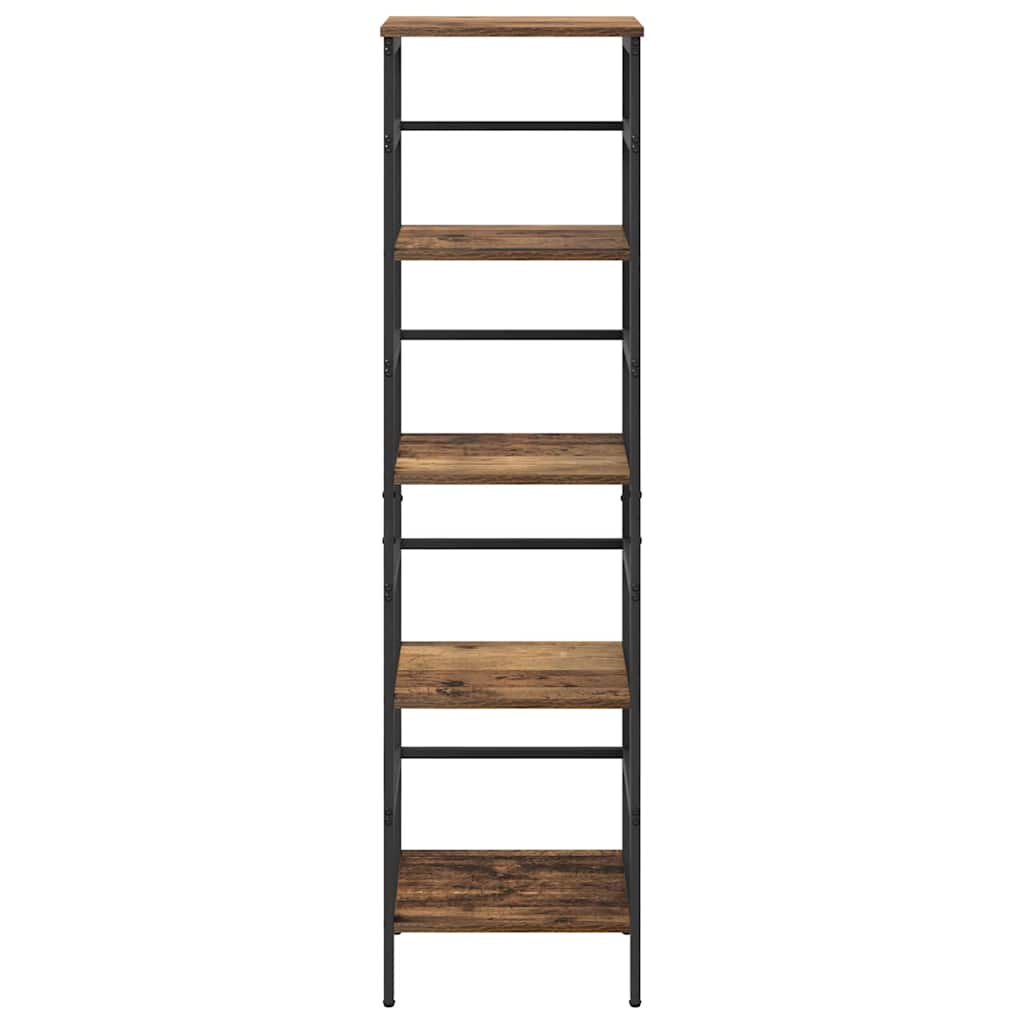 Bogreol Gammelt træ 40 x 29,5 x 149 cm Konstrueret træ
