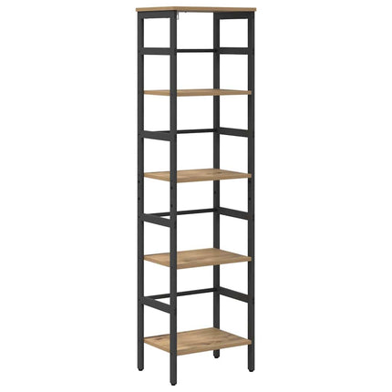 Bogreol 4 niveauer 40 x 29,5 x 149 cm Konstrueret træ