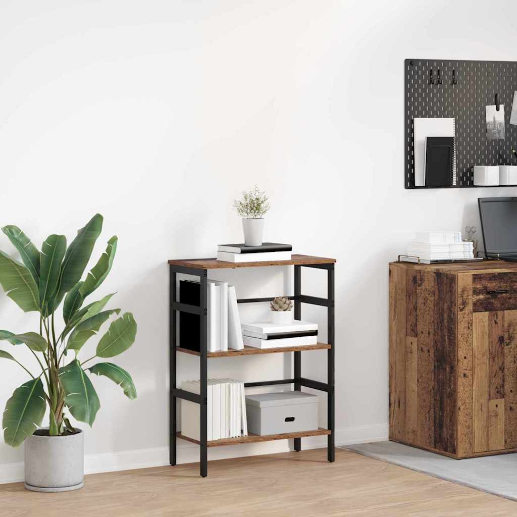 Bogreol Gammelt træ 60 x 29,5 x 81 cm Konstrueret træ