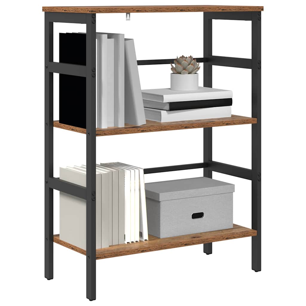 Bogreol Gammelt træ 60 x 29,5 x 81 cm Konstrueret træ billede