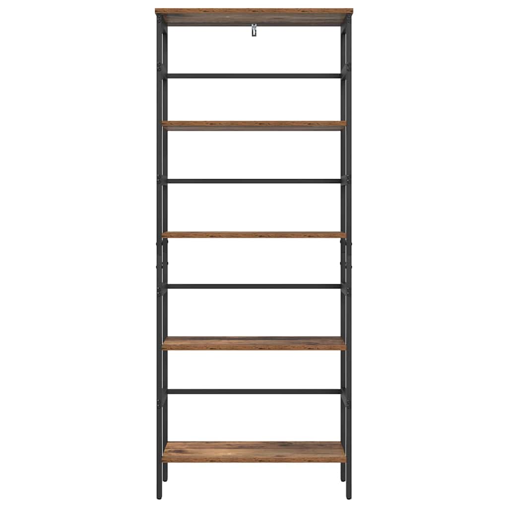 Bogreol Gammelt træ 60 x 29,5 x 149 cm Konstrueret træ