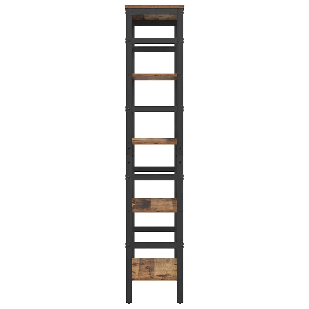 Bogreol Gammelt træ 60 x 29,5 x 149 cm Konstrueret træ